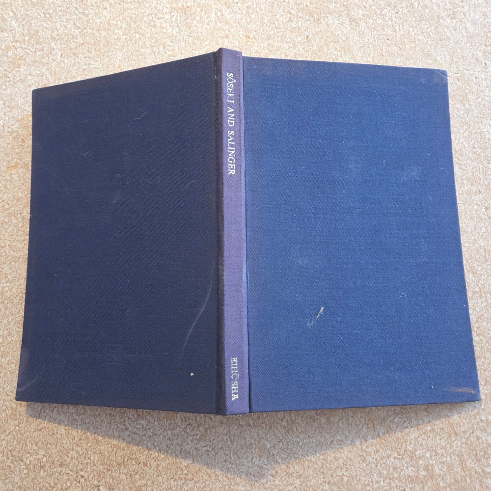 Eihosha Soseki and Salinger Book Signed Philip Williams 1971 Navy Hardcover